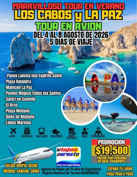 La Paz & Los Cabos (Verano en Avión)